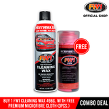 COMBO Bundle! FW1 Cleaning Wax 496g. with a  FREE FW1 Premium Microfiber Pack (3pcs.)