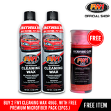 BUY 2 FW1 Cleaning Wax 496g. GET a FREE FW1 Premium Microfiber Pack (3pcs.)