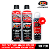 BUY 2 FW1 Cleaning Wax 496g. GET a FREE FW1 Acid Rain and Watermark Remover 250ml.